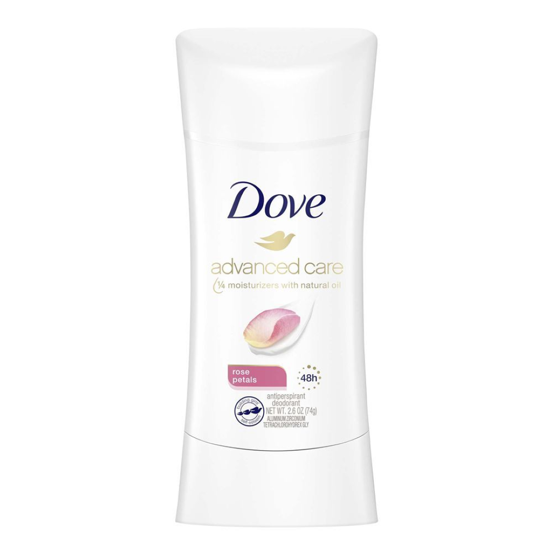 DOVE DEO STICK ROSE PETALS 74G
